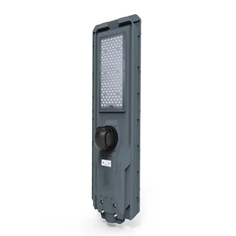 ქუჩის სანათი მზის ენერგიაზე კამერით